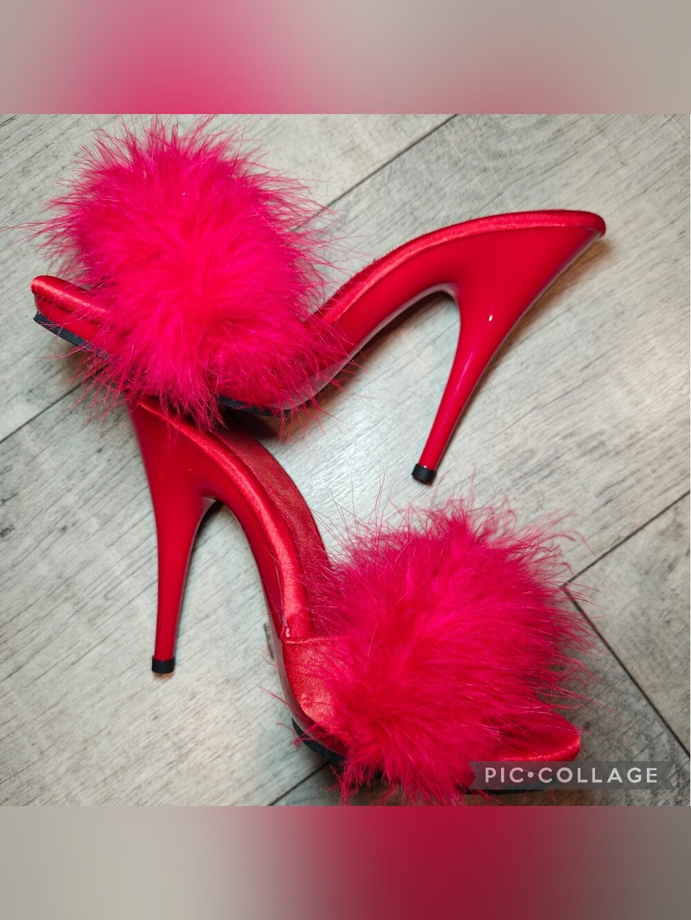 💋 Y2K Glam Marabou Feathers Heel Mules 💋